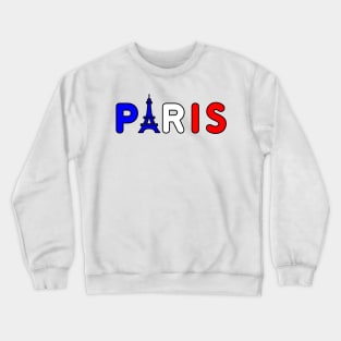 Paris color of France Crewneck Sweatshirt